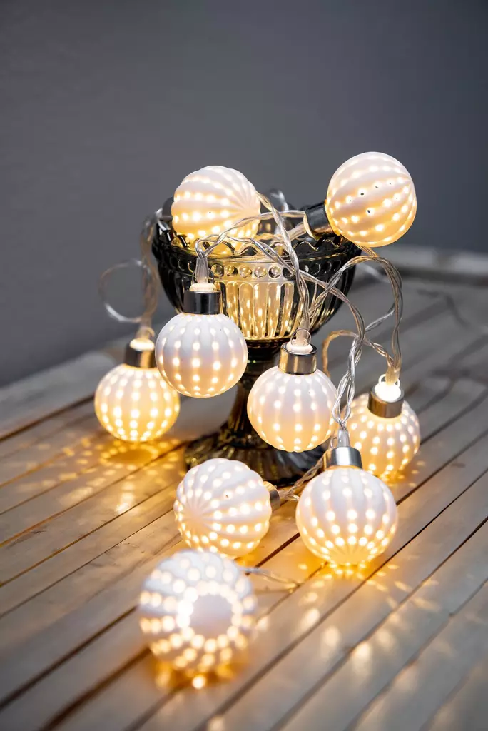 Koristepallosarja Linnea 4cm 10led - Valosarjat - 6435200298188 - 1