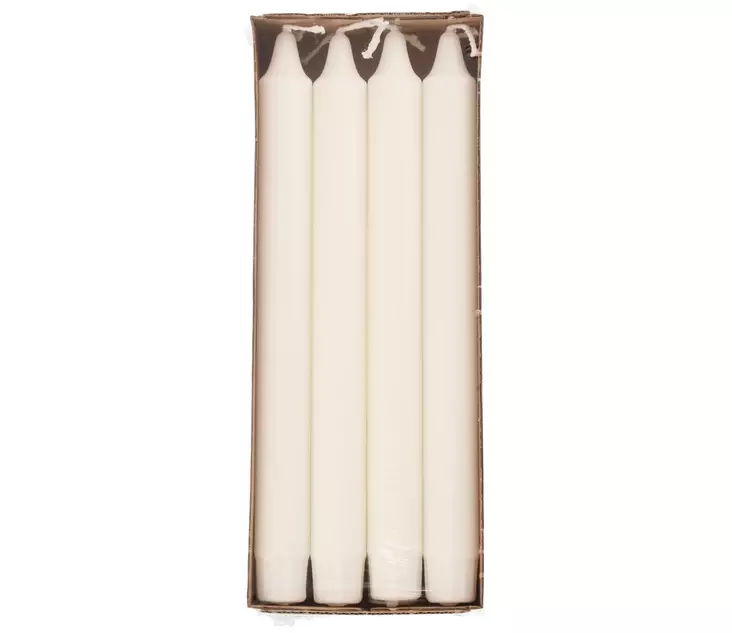 Kruunukynttil=C3=A4 valkoinen 24 cm 8 kpl - Kynttilät ja lyhdyt - 5701141608968 - 1