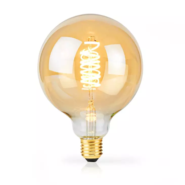 LED Filamenttilamppu E27 | G95 | 3.8 W | 250 lm | 2100 K | Himmennettävä | Erittäin lämmin valkoinen | Retrotyylinen | 1 kpl - Lamput ja loisteputket - 5412810400478 - 1
