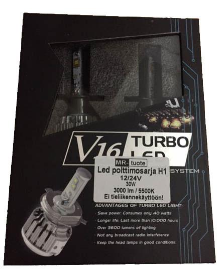 LED polttimosarja H3 8-32V 3000LM - H3-polttimot - 6430032150628 - 1