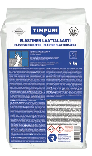 Laattalaasti Timpuri elastinen 5kg - Tasoitteet ja täyteaineet - 6418091030808 - 1