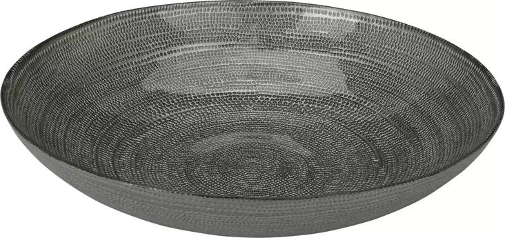 Lasikulho laakea 30 cm silver - Tarjoiluastiat - 8720573246958 - 1