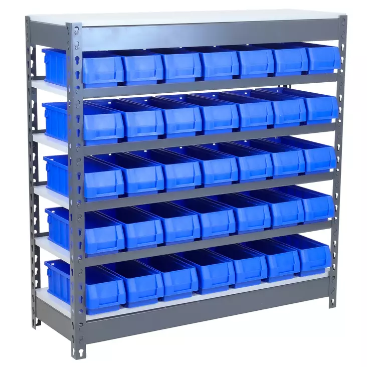 Lokerikkohylly 91 cm=20 - Varastohyllyt ja -laatikot - 9312900946168 - 1