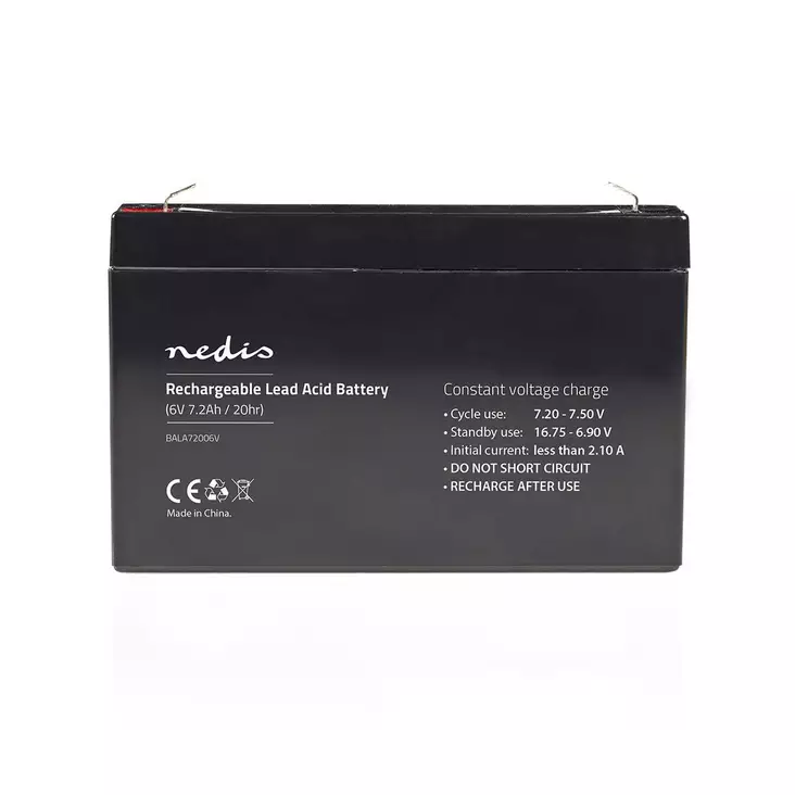 Lyijyakku | Lyijyhappo | Ladattava | 6 V | 7200 mAh - Auton akut ja pienakut - 5412810284108 - 1