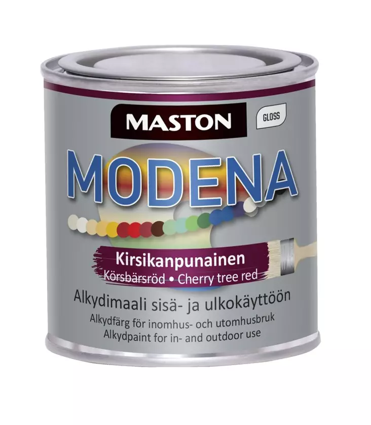 Maali Maston Modena kirsikanpunainen 250 - Metalli- ja kalustemaalit - 6412496041278 - 1