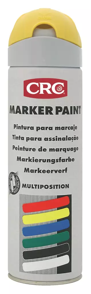 Merkkausv=C3=A4ri CRC Marker Paint keltainen - Spraymaalit - 5412386031038 - 1