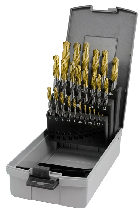Metalliporanteräsarja tin 25-os. 1-13mm - Teräsarjat - 4007140372598 - 1