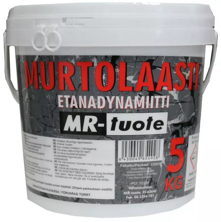 Murtolaasti 5kg Etanadynamiitti - Muut rakennuskemiat - 6430049654928 - 1