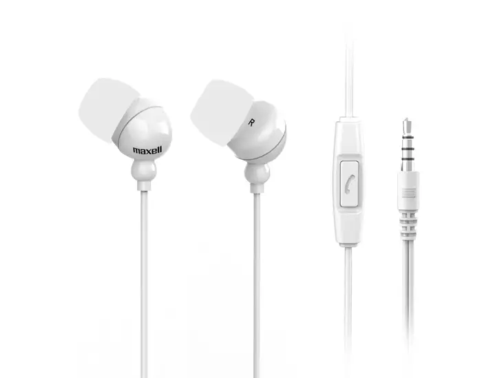 Nappikuulokkeet Maxell White HF - Nappikuulokkeet - 4902580771928 - 1