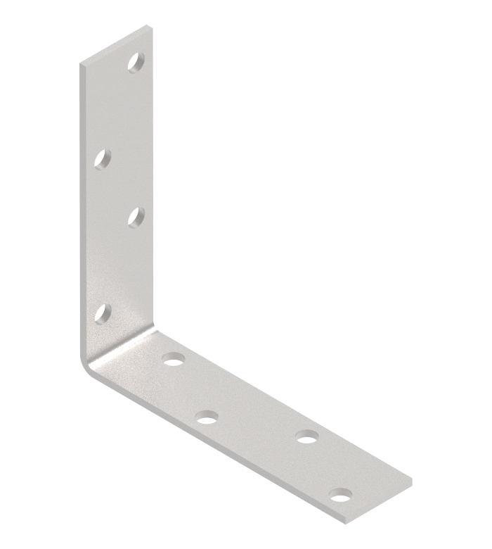 Naulauskulma Kuumasinkitty 80 x 80 x 20 - Naulauslevyt ja kulmaraudat - 4741280714138 - 1