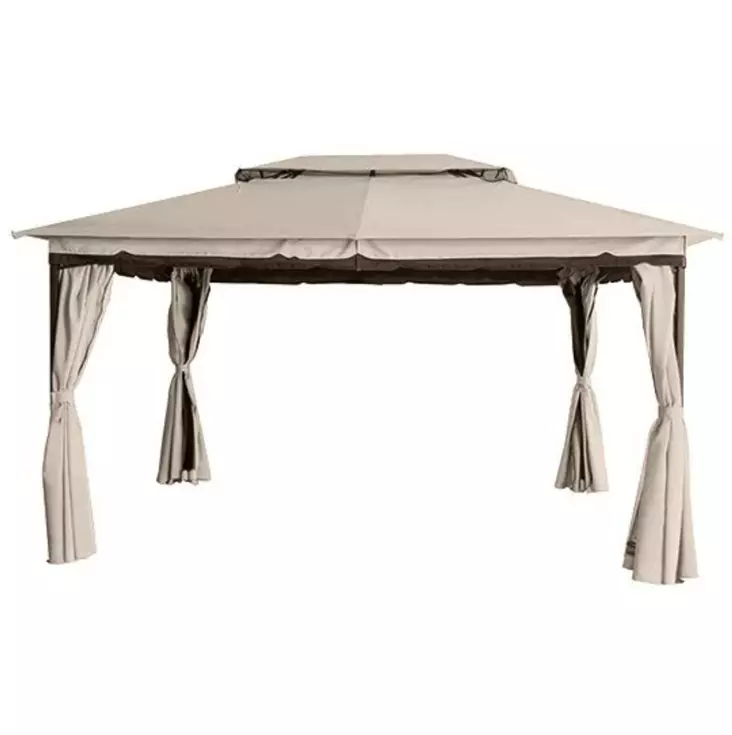 Paviljonki Garda 4 x 3 m beige - Paviljongit ja pergolat - 6438168096438 - 1