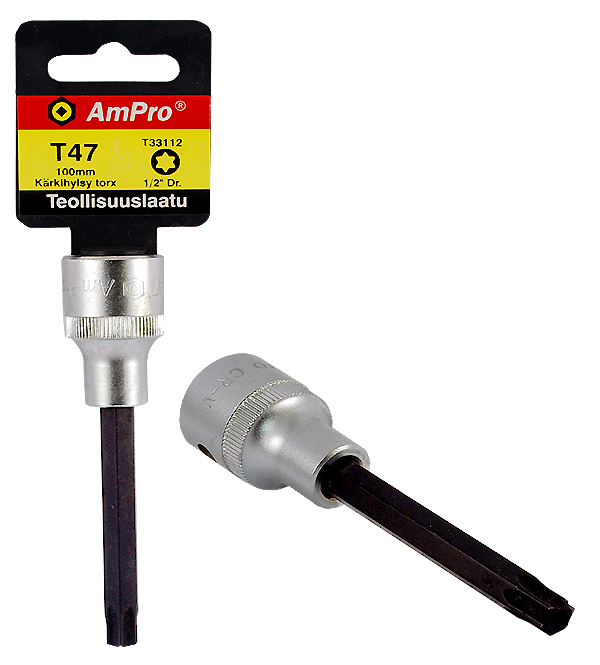 Pitkä torx-kärkihylsy 1/2" t47 - Hylsyt ja adapterit - 795609331128 - 1