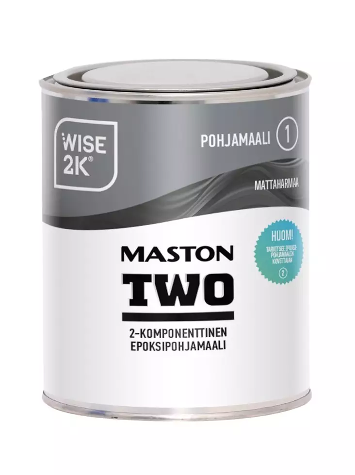 Pohjamaali 2K Epoksi harmaa 720ml - Metalli- ja kalustemaalit - 6412490016388 - 1
