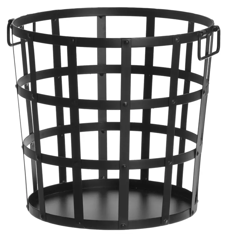 Polttopuuteline Basket metalli, Mustang - Takat ja kaminat - 6410416304038 - 1