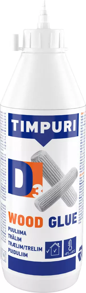 Puuliima Timpuri D3 Wood Glue 750ml - Liimat - 6418091030488 - 1