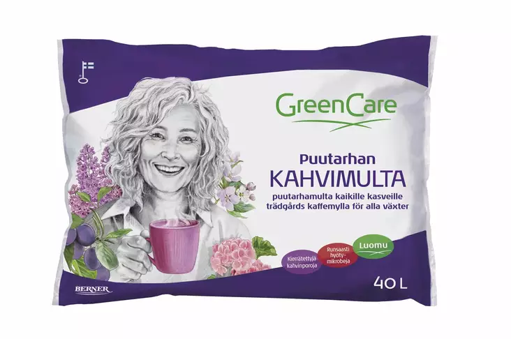 Puutarhan kahvimulta 40l - Mullat ja ravinteet - 6414505187298 - 1
