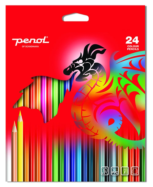 Puuv=C3=A4rikyn=C3=A4t 24kpl Penol - Värikynät - 5701113161118 - 1