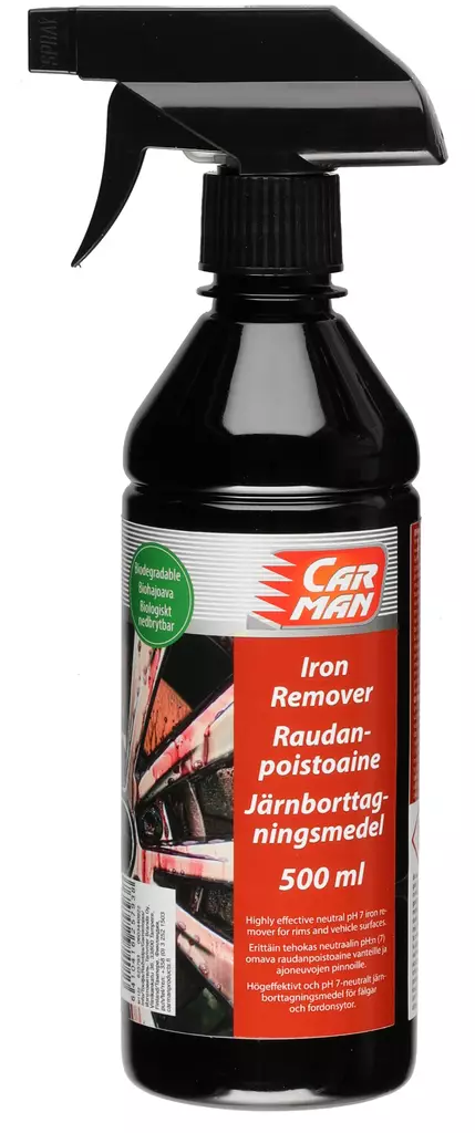 Raudanpoistoaine 500ml Carman - Auton maalipinnan hoito - 6410416257938 - 1
