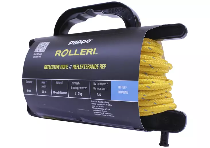 Rolleri Piippo Multifilamentti 6mm x 20m - Köydet ja narut - 6408586580338 - 1