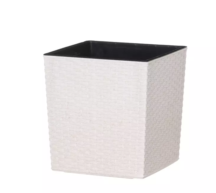 Ruukku Rattan Eco 30x30x31 cm hiekka - Ruukut - 6410416124698 - 1