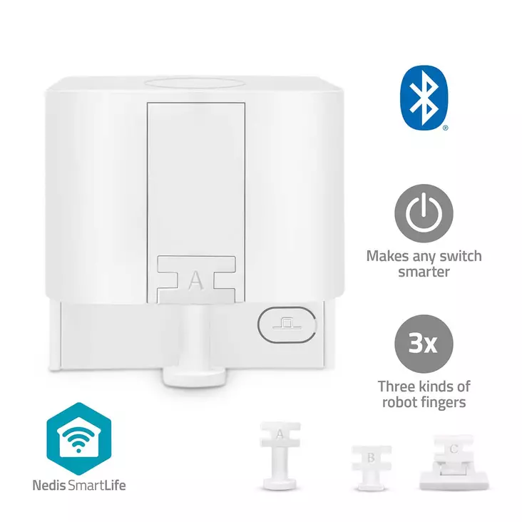 SmartLife Finger Robot | CR2 | 1000 mAh | Bluetooth® | Kolme erilaista sormea - Muu automaatio ja etäohjaus - 5412810450688 - 1