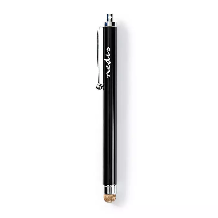 Stylus | Kodinkone: Smartphone / Tablet | Kupariliinakärki | 1 kpl | Klipsillä | Musta - Nedis tuotteet - 5412810329298 - 1