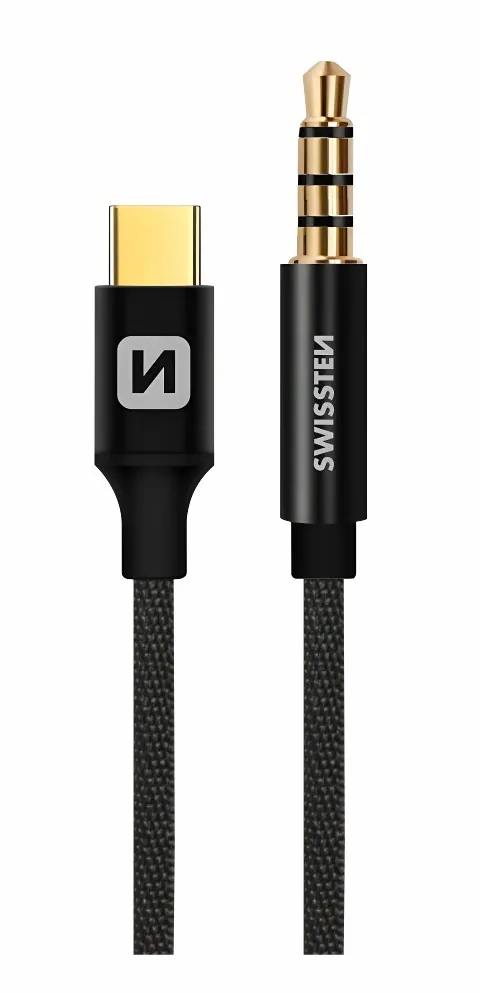 Swissten USB-C / 3.5 mm sovitinkaapeli - Adapterit - 8595217481398 - 1