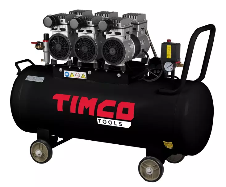 Timco 3x1 hp 100 l öljytön kompressori - Kompressorit - 6438014336268 - 1