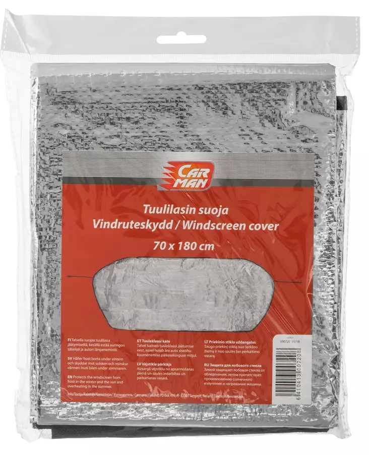 Tuulilasinsuoja 70 x 180 cm Carman - Auton yleistyökalut - 6410413007208 - 1