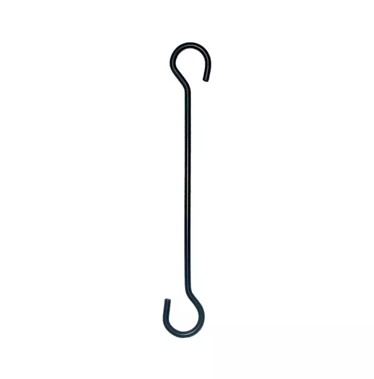 Verdola 30cm musta ripustuskoukku 4kpl - Koukut ja ripustimet - 6438014345178 - 1