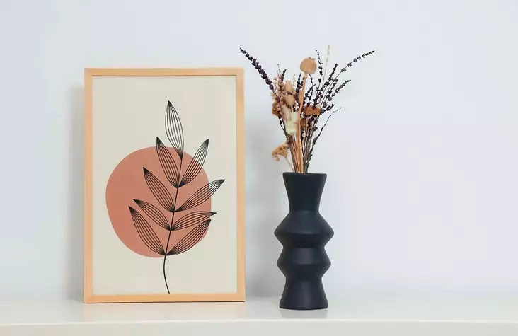 Anthrasittiväri Keraaminen Maljakko - 100% Keraaminen, 11x29x11 cm - Tyylikäs Sisustuselementti Kotiin - Kukka-amppelit ja maljakot - 8684282979708 - 1