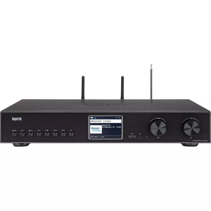 DABMAN i510 BT monitoimiradio DAB+ / FM / Internet / Bluetooth Musta - Radiot ja MP3/4-soittimet - 4024035002538 - 10