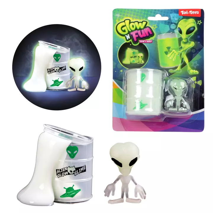 Glow'n fun alien lima - Lelumassat ja limat - 8719904358088 - 1