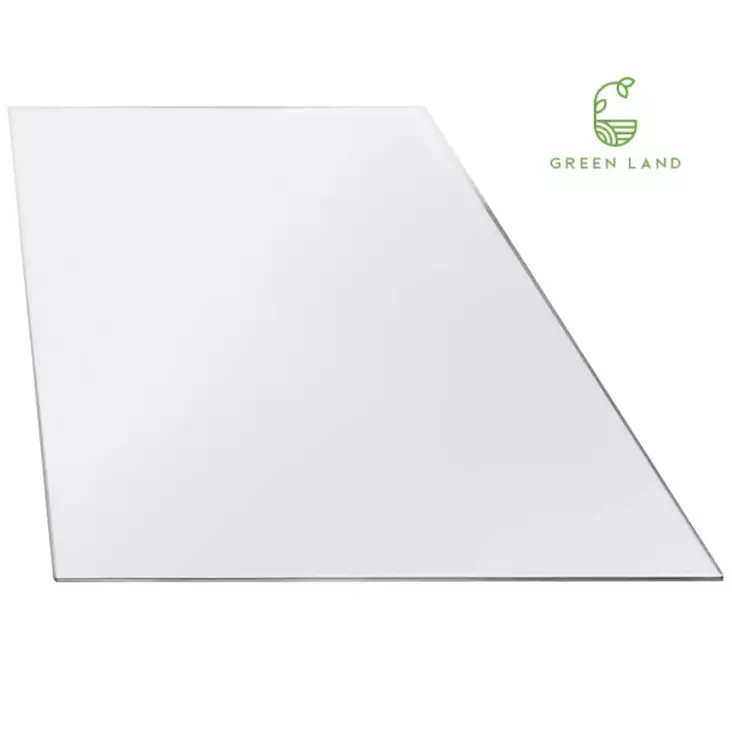 Green Land 1220x1000x1 mm kirkas polykarbonaattilevy - Muovilevyt ja pleksit - 6438014399478 - 1