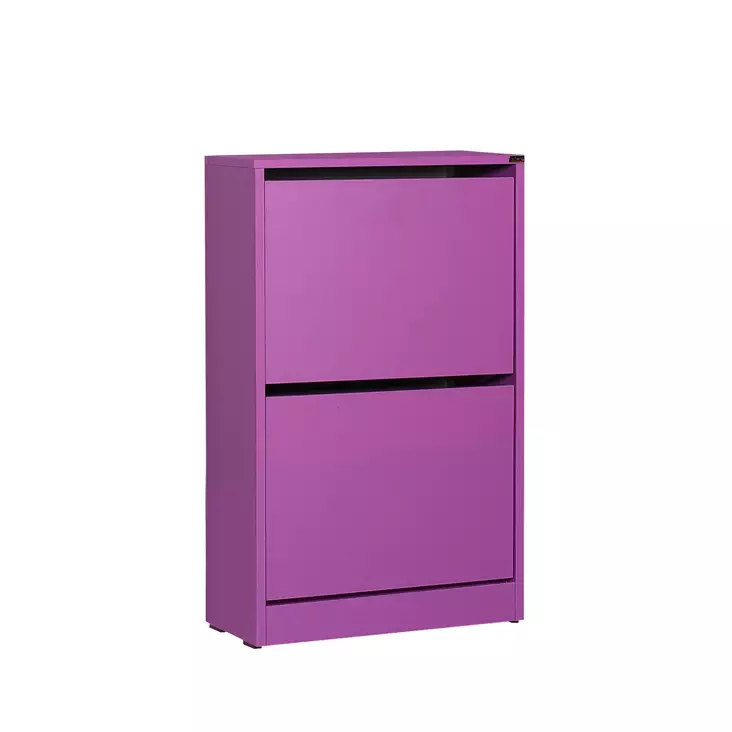 Kenkäkaappi, Huonekalut, Violetti, 100% Melamiinipinnoitettu Lastulevy, 16mm, 51x84x26cm, 1 Paketti, 48,5x89,1x12,3cm - Kenkäkaapit - 8684282333708 - 1