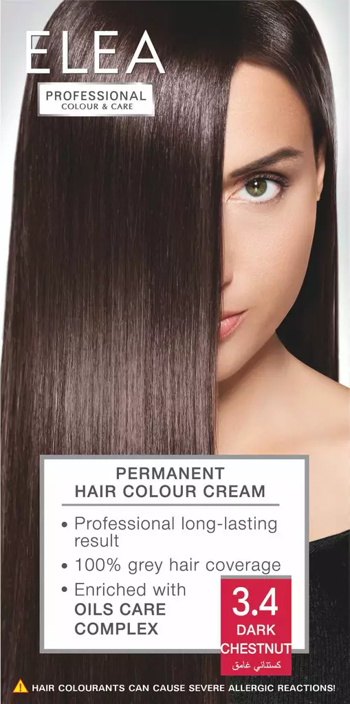 Kestoväri Elea 3,4 Dark Chestnut - Hiusvärit - 3800708382128 - 1
