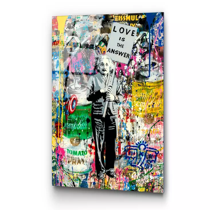 Koristeellinen Karkaistu Lasi Maalaus 70x100 cm - Monivärinen Seinäkoriste, Elegantti ja Kestävä Sisustuselementti - Taulut ja kehykset - 8684282138358 - 1