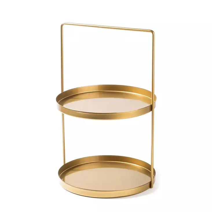 Koristeellinen metallilisävaruste, kulta, 21 cm, 33 cm, kestävä, ajaton, monipuolinen - Koristeet, koriste-esineet - 8684282243458 - 1