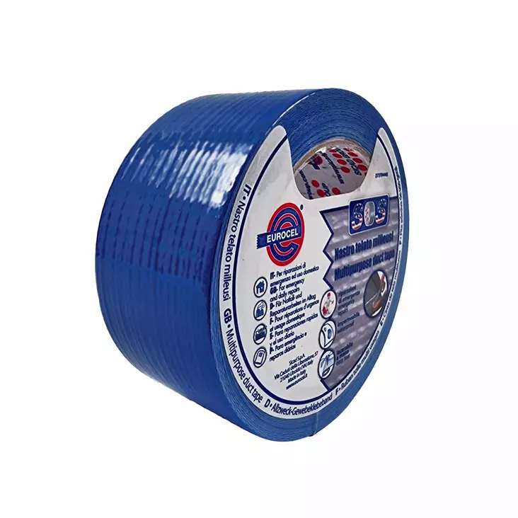 Korjausteippi 50 mm x 25 m, sininen - Rakennusteipit - 697-0001-78 - 2