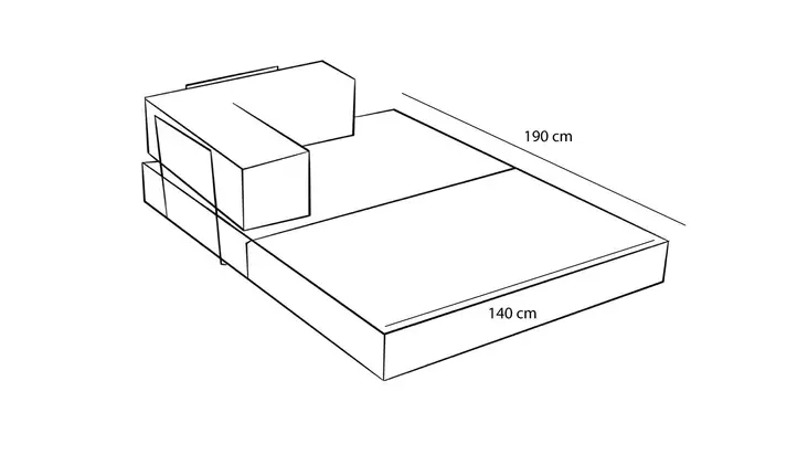 Kulmasohva, oranssi, 290 cm leveä, kestävä, ympäristöystävällinen - Sohvat - 8684283436408 - 1