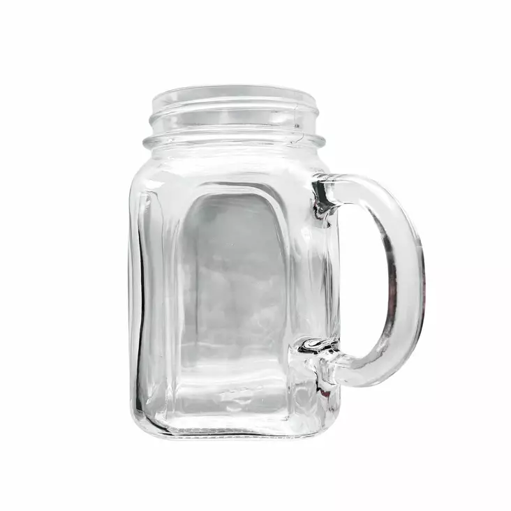 Lasisetti (2 kpl) - 100% Lasi, 450 ml, Konepesun Kestävä, Tyylikäs ja Kestävä, Ei Mikroaaltouuniin, 7x7x12 cm - Tarjoiluastiat - 8684283832378 - 1