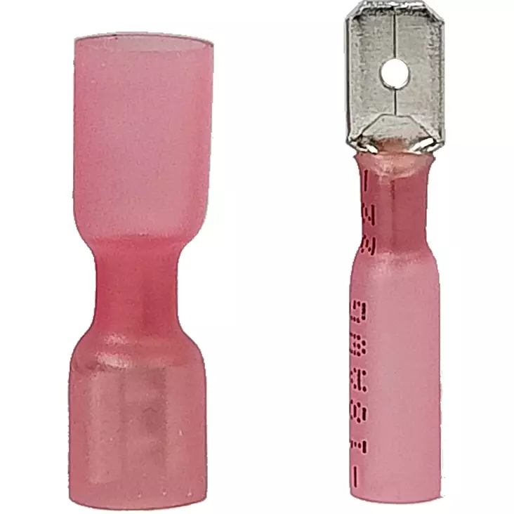 Lattaliitinsarja 0.5-1.5mm² punainen - Sulakkeet ja liittimet - 6438152088098 - 1