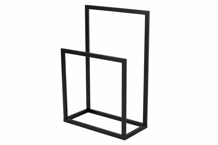 Metallinen Hall Stand Musta 25x60x90 cm - Tyylikäs ja Kestävä Säilytysratkaisu Eteiseen - 1 Paketti - Eteiskaapit - 8684283715268 - 1