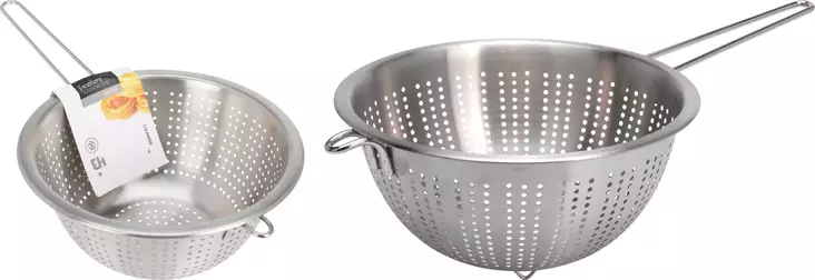 Metallinen varrellinen siivilä 24 cm - Keittiötyövälineet - 8718158544858 - 1