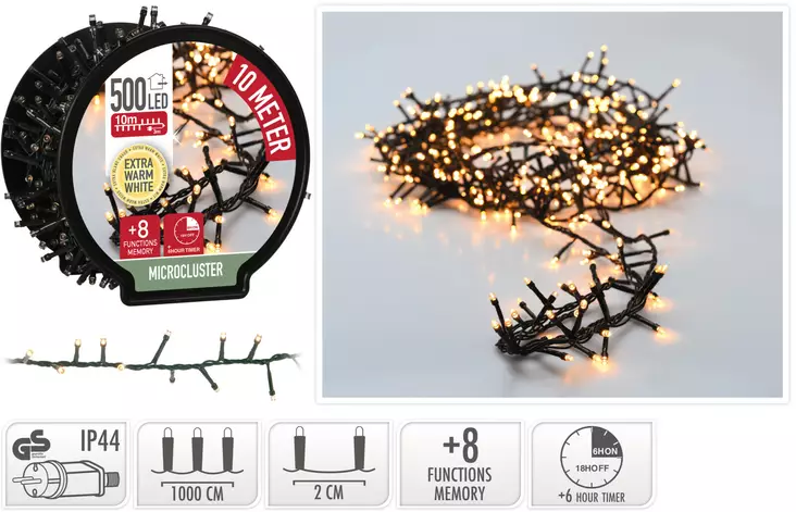 Micro Led 500 -valoketju kelassa - Valosarjat - 8719987960598 - 1