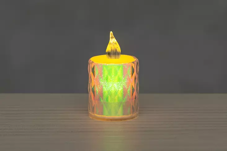Minikynttilä LED moniväri - Led-kynttilät ja lyhdyt - 6410416485898 - 1