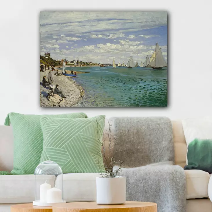 Monivärinen Koristeellinen Canvas-taulu 70x100 cm - 100% Kangas ja Puu, Helppo Ripustaa, Kestävä ja Laadukas - Taulut ja kehykset - 8682870224148 - 1