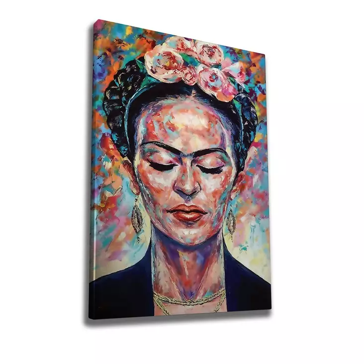 Monivärinen Koristeellinen Canvas-taulu 70x100 cm - Puukehys 2x3 cm - 50% Puuvilla/50% Polyesteri - Digitaalinen Painatus - Taulut ja kehykset - 8683342998178 - 1