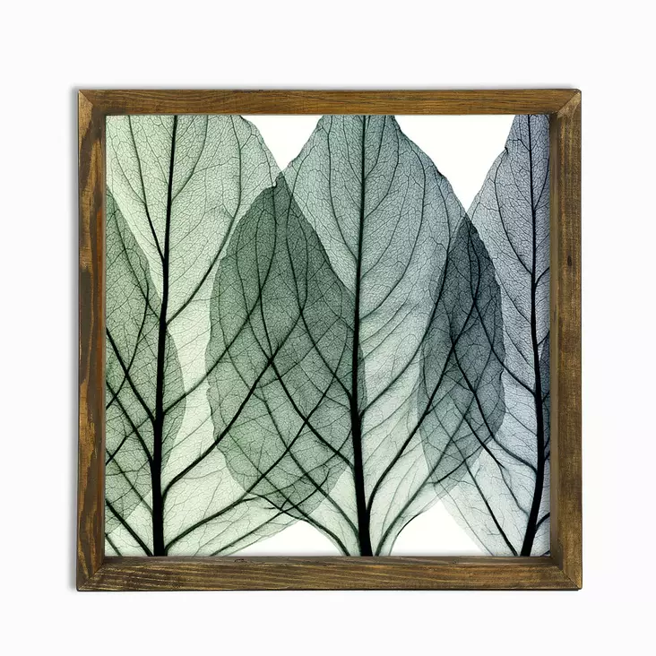 Monivärinen Koristeellinen Kehystetty MDF-maalaus 34x34 cm - UV-painettu, Mäntykehys, Käytettävissä Tarjottimena - Taulut ja kehykset - 8681875147698 - 1