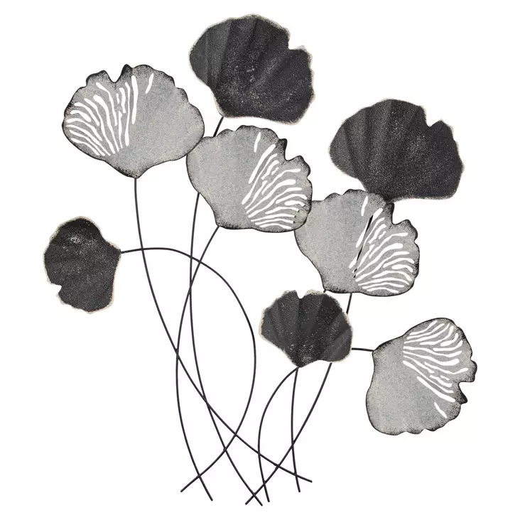 Monivärinen Koristeellinen Metalli Seinäkoriste - 100% Metalli, 76x5x70 cm, Käsinmaalattu, Helppo Asennus - Koristeet, koriste-esineet - 8683742001478 - 1